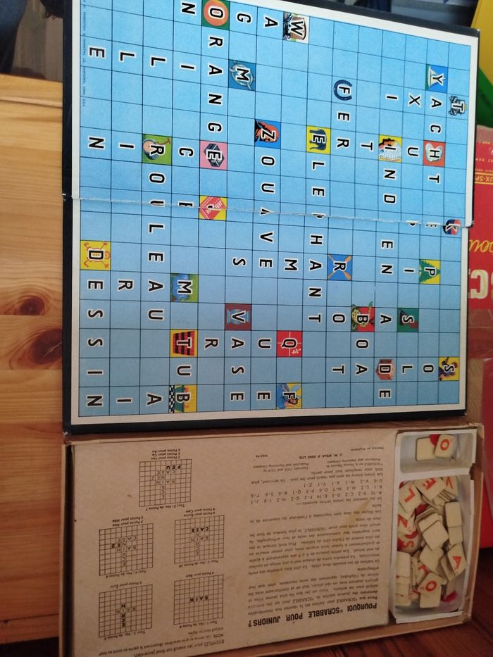 Scrabble junior vintage - photo numéro 2