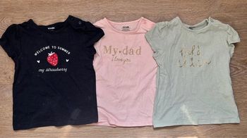 Lot teeshirt 18 mois