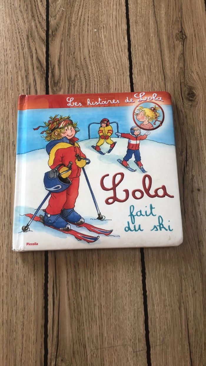 Livre Lola fait du ski