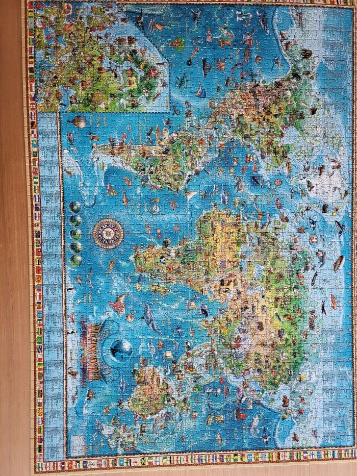 Puzzle mappemonde Amazing world. - photo numéro 9