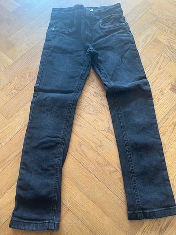 Pantalon jean noir Gemo 8 ans neuf