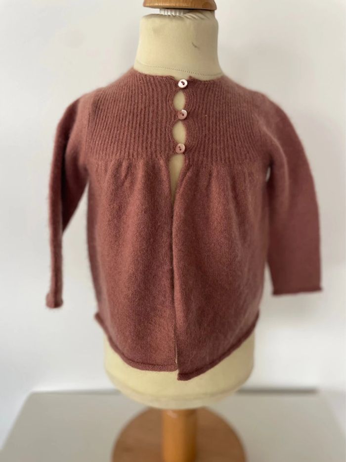 Gilet bébé cachemire