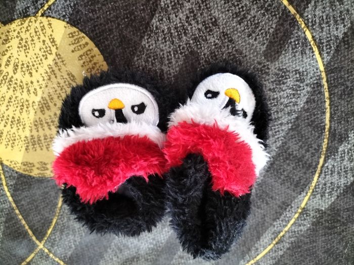 Chausson naissance pingouin