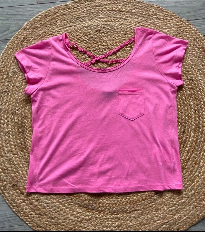 🩷 Joli T-shirt top rose femme Taille M 🩷 - photo numéro 2