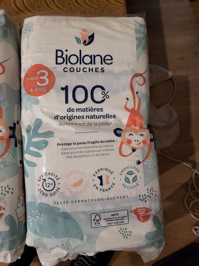 Couche bébé biolane