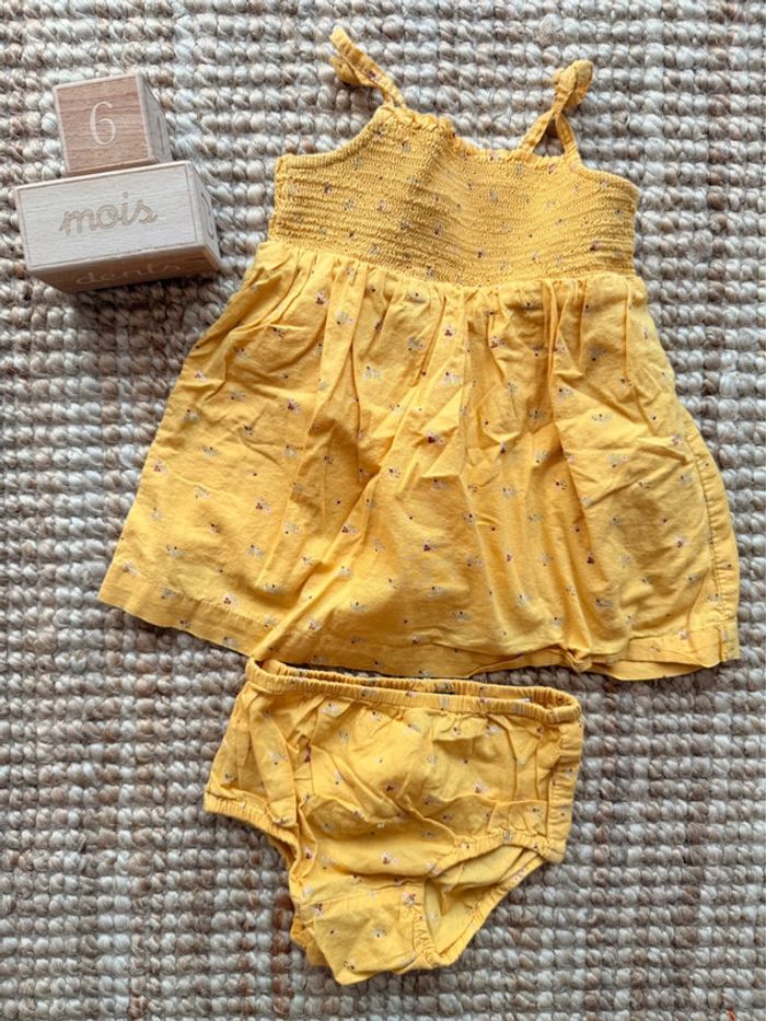 Robe + Bloomer Kiabi 6mois / 68cm