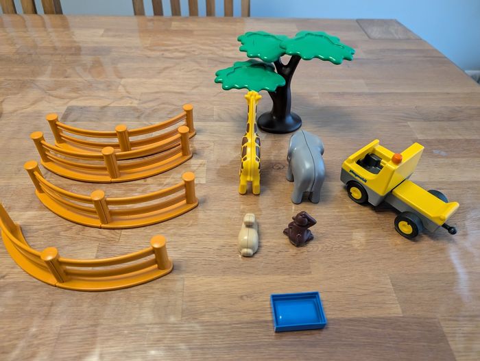 Lot 4 de playmobil 123 au zoo - photo numéro 10