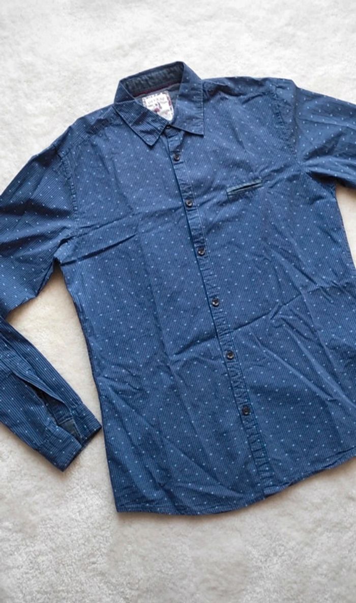 Chemise manches longues Devred bleu M - photo numéro 2