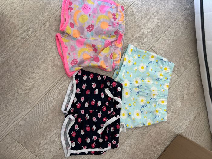 Lot de 3 short bébé filles 9 mois neufs - photo numéro 2