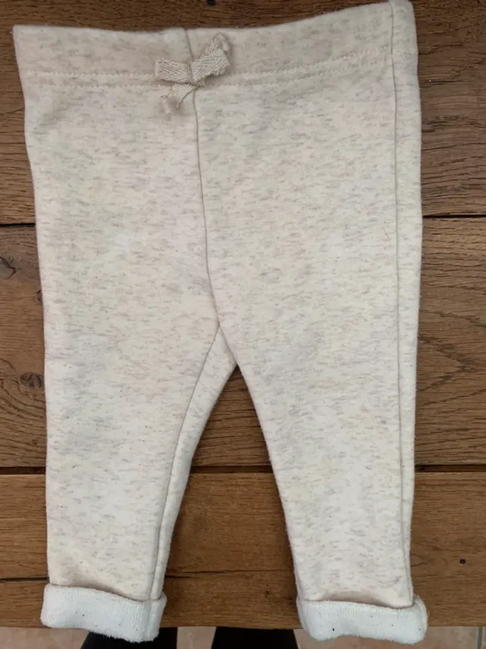 Legging chaud tao beige