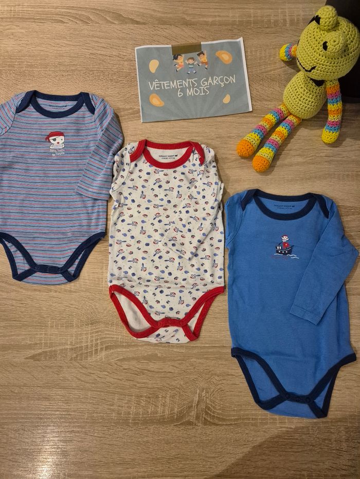 Lot 3 body manches longues SERGENT MAJOR