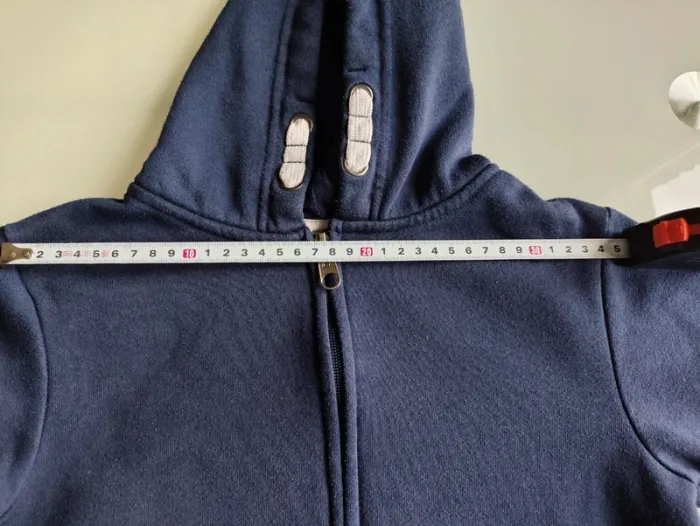 🧥 Gilet zippé bleu marine garçon – Taille 10 ans – Bon état - photo numéro 7