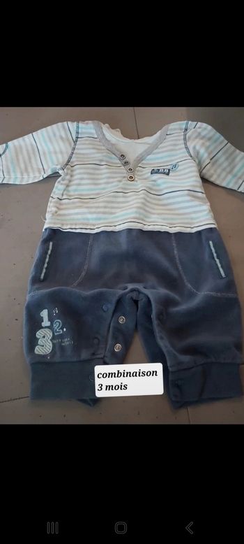 Combinaison 3 mois