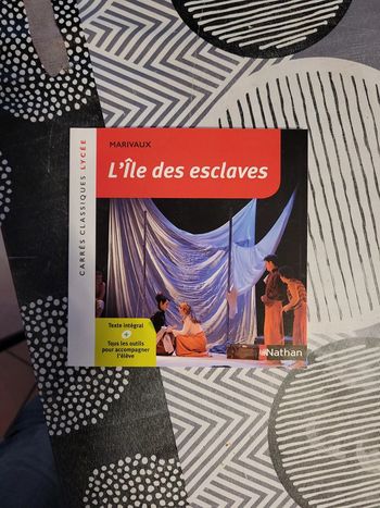 Livre "L'île des esclaves" de Marivaux