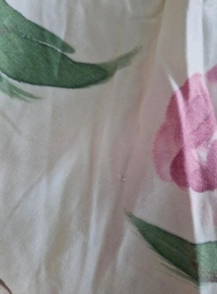 Nuisette blanc cassé motif fleurie - photo numéro 10