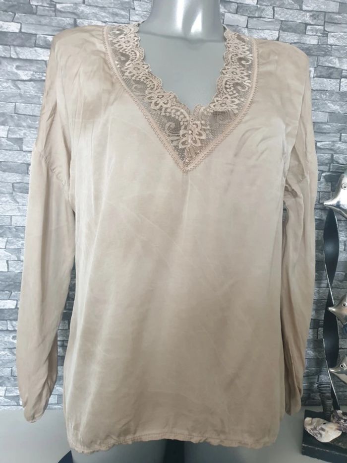 Blouse dentelle Taille Unique