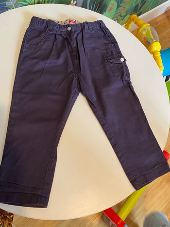 Pantalon DPAM 18 mois bleu Marine