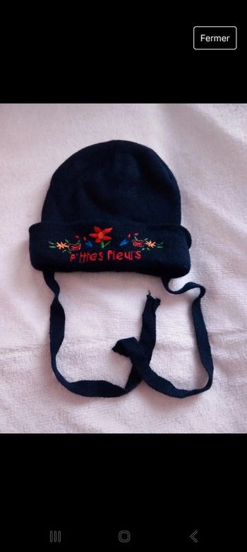 🧣bonnet petite fille 2/4ans