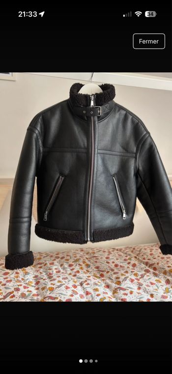 Manteau double face Zara 