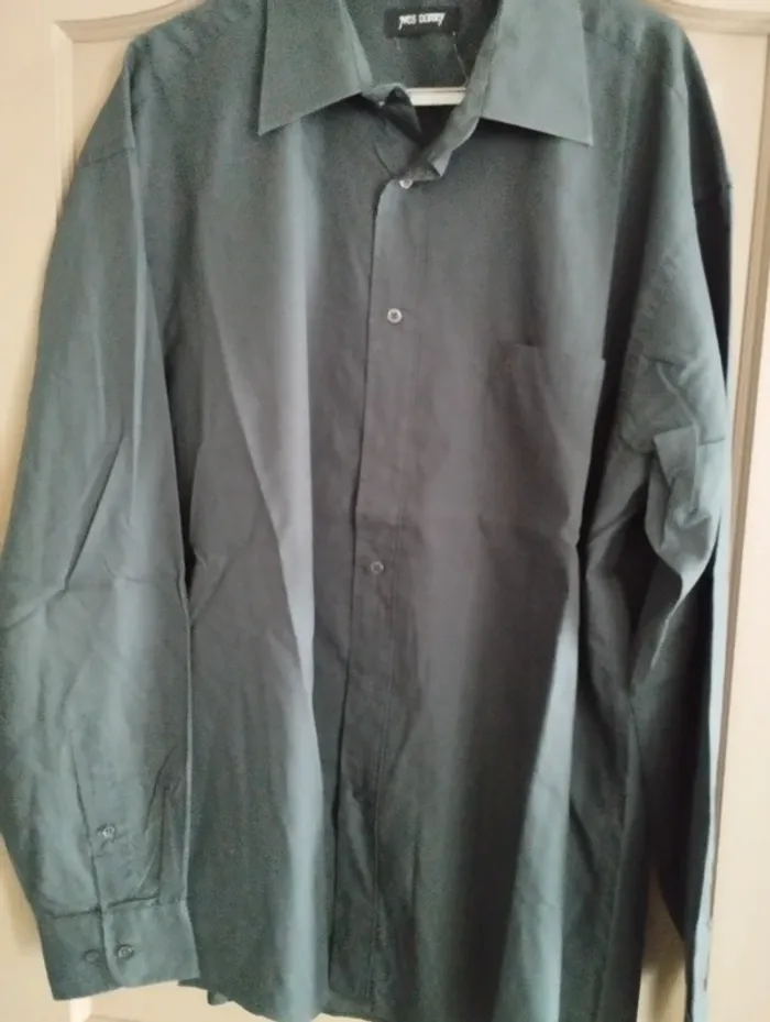 Baisse de prix: Chemise longues manches gris XL