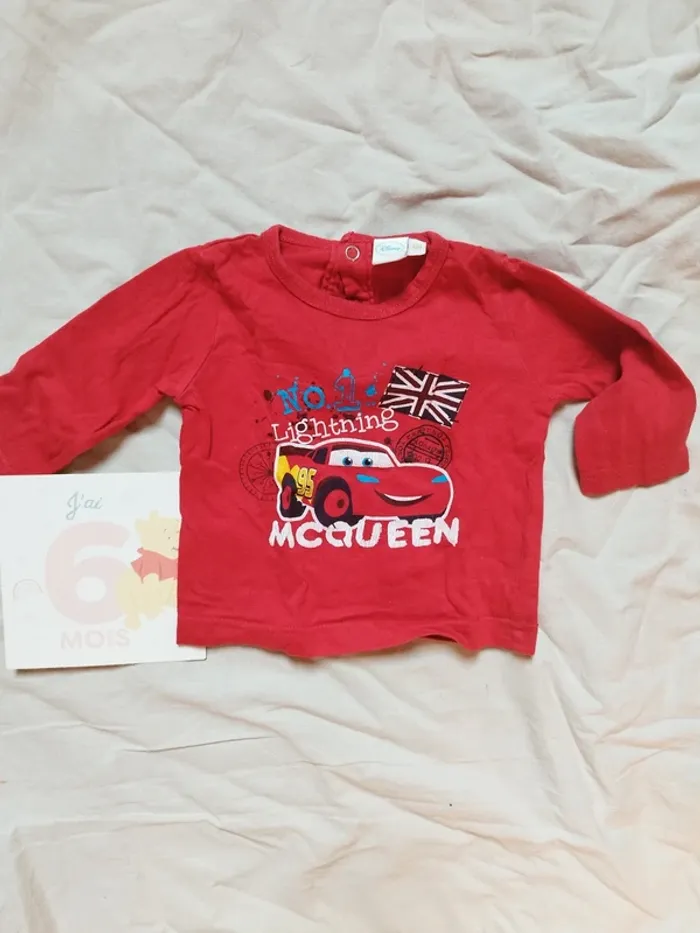 Tee shirt manches longues Cars