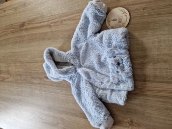 Veste / Blouson Doux Polaire Bleu Clair Ourson Losan - 3-6 mois (68 cm)