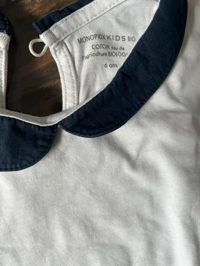T-shirt col claudine - photo numéro 2