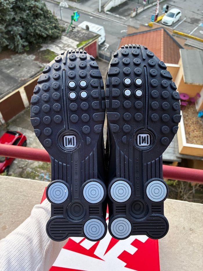 Nike Shox R4 Obsidian/Diffused Blue/Aluminum - photo numéro 4