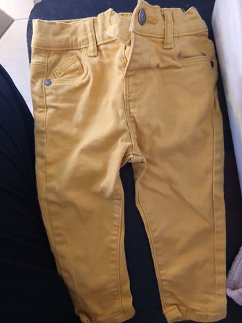 Pantalon garçon jaune