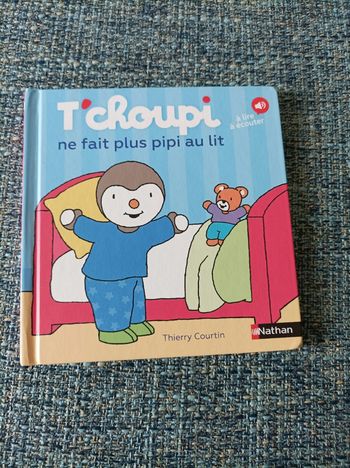 Livre T'choupi ne fait plus pipi au lit