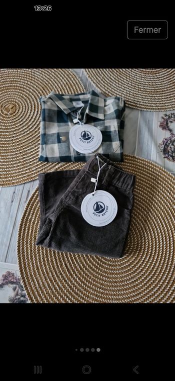 Ensemble petit bateau