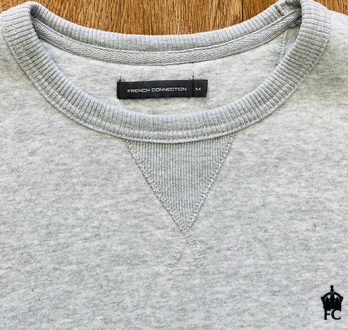 Pull/sweat gris clair et gris foncé French Connection pour homme en taille M - photo numéro 5
