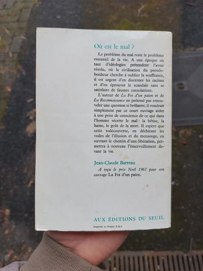 Ou est le mal ? Jean-Claude Barreau - photo numéro 2