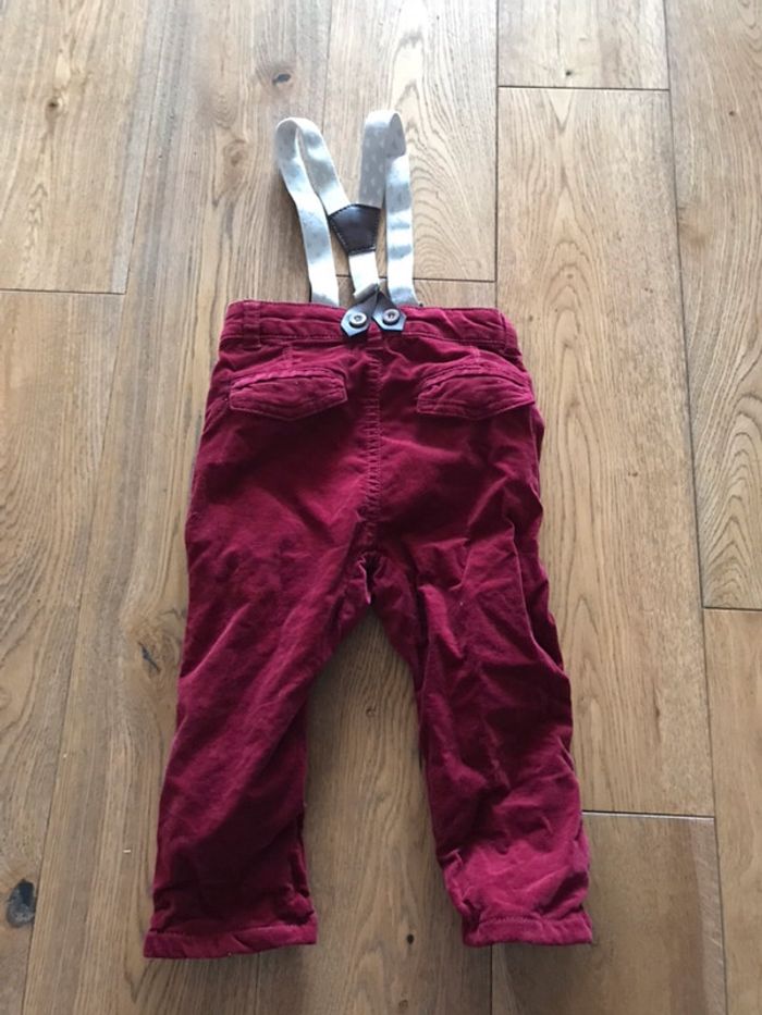 Orchestra pantalon neuf avec bretelles 18 mois - photo numéro 3