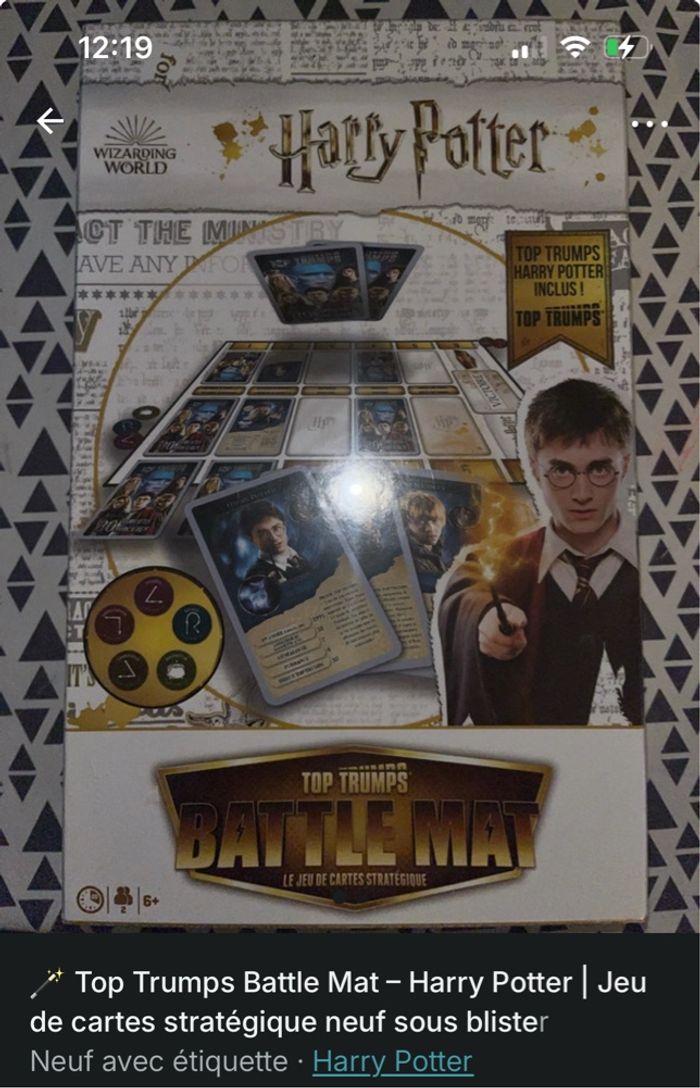 Jeu Harry potter neuf jamais ouvert - photo numéro 2