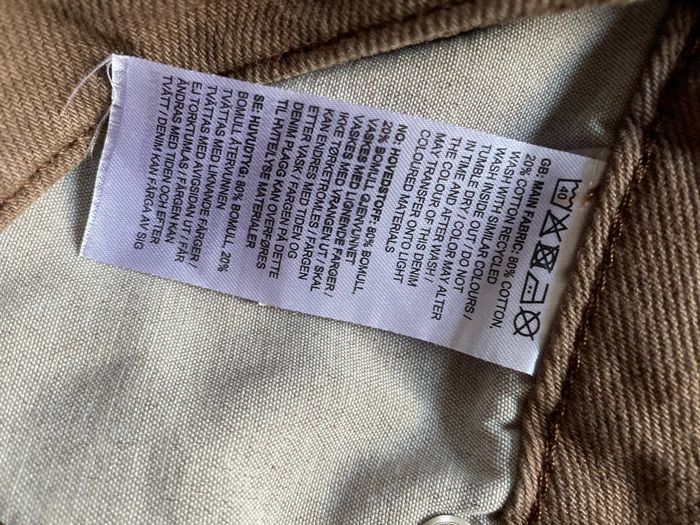 Jeans marron denim pattes d'éph W24 L32 Carlings - photo numéro 5