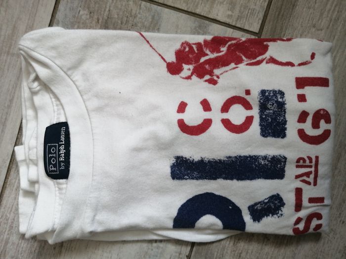 T shirt manche longue Ralph Lauren t 8ans