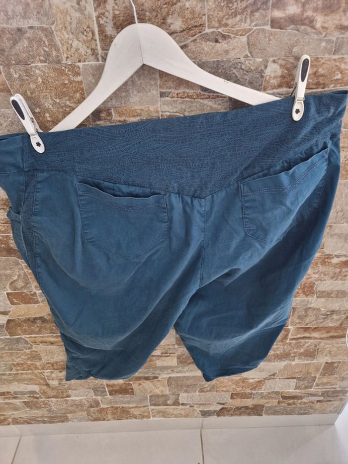 1 pantacourt short long taille 50 bleu marque quechua - photo numéro 6