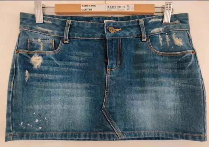 Mini jupe en jean