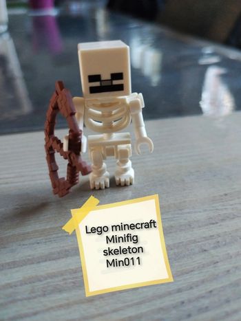 Lego minecraft minifig skeleton min011