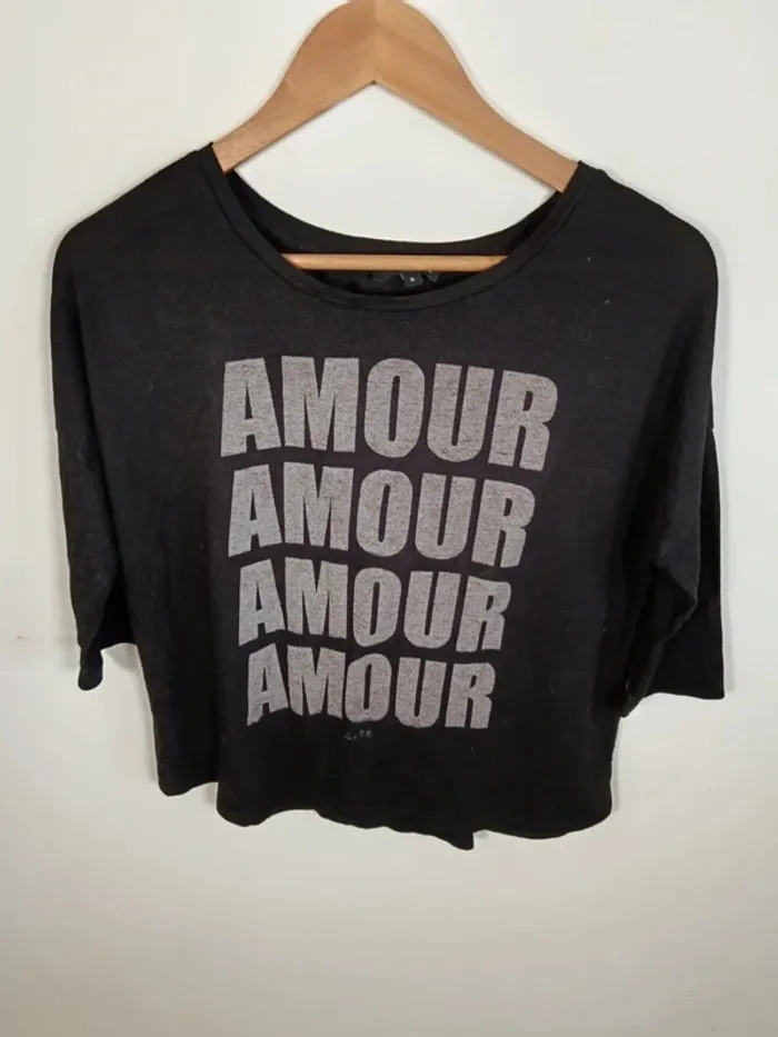C31 blouse noir Tally weijl M
