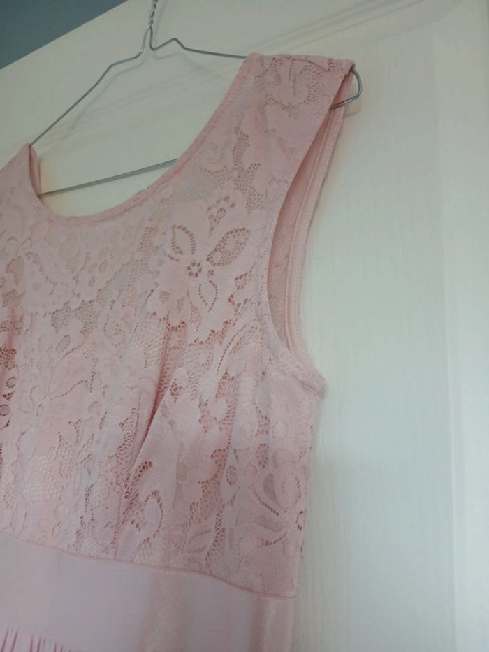 Magnifique robe rose taille L - photo numéro 8