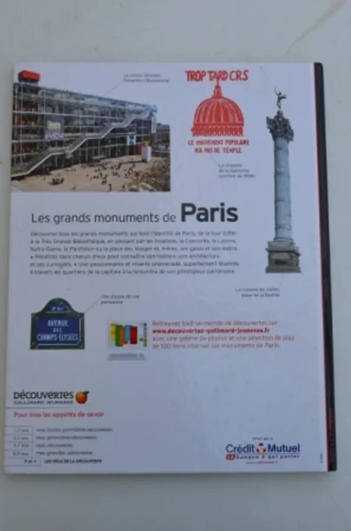Livre sur les grands monuments de Paris - photo numéro 2
