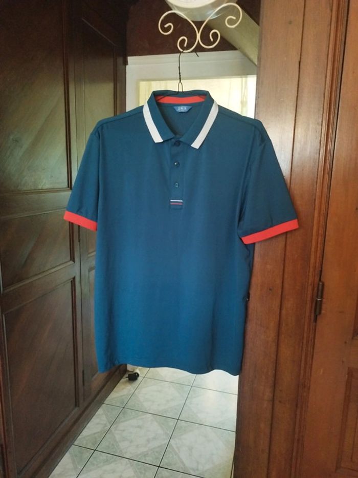 Polo t-shirt vert foncé unisexe origine Corée L/40