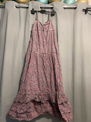 Robe longue à fleurs kiabi taille 40