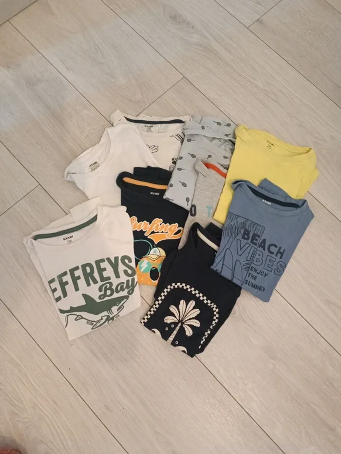 Lot t shirt kiabi
