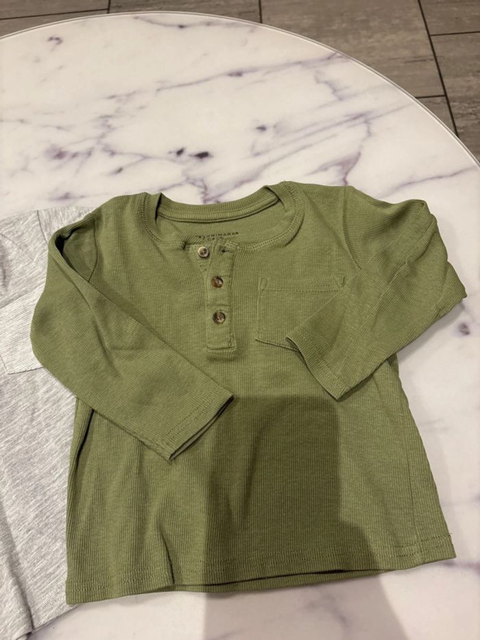 Lot de 2 t-shirts manches longues garçon - photo numéro 2