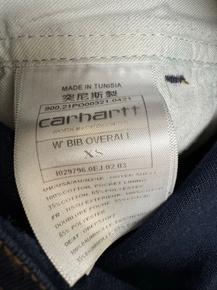 Carhartt WIP Salopette Femme XS denim brut workwear streetwear - photo numéro 8
