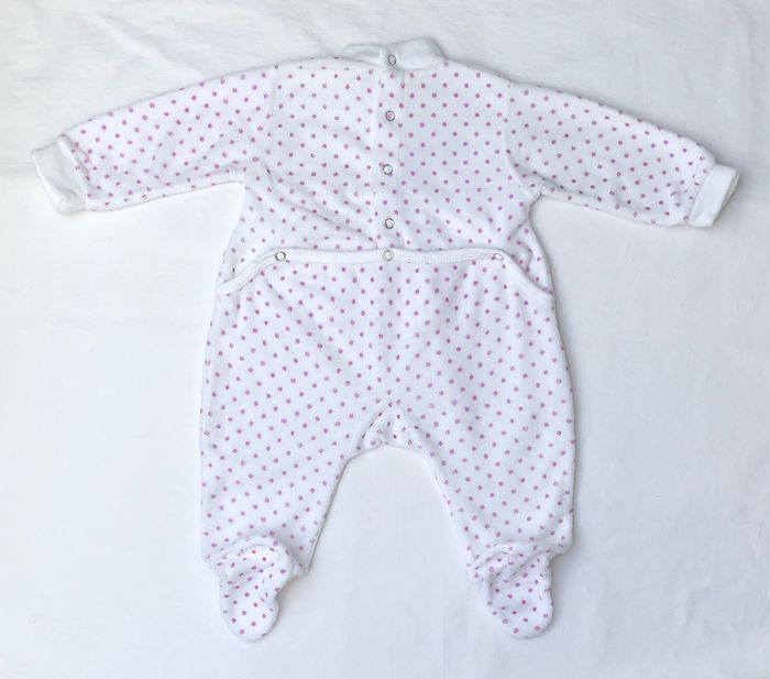 Pyjama velours vintage 6 mois - photo numéro 2