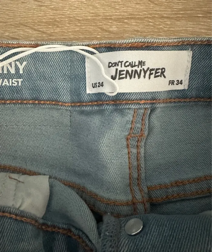 Short en jeans bleu - photo numéro 3